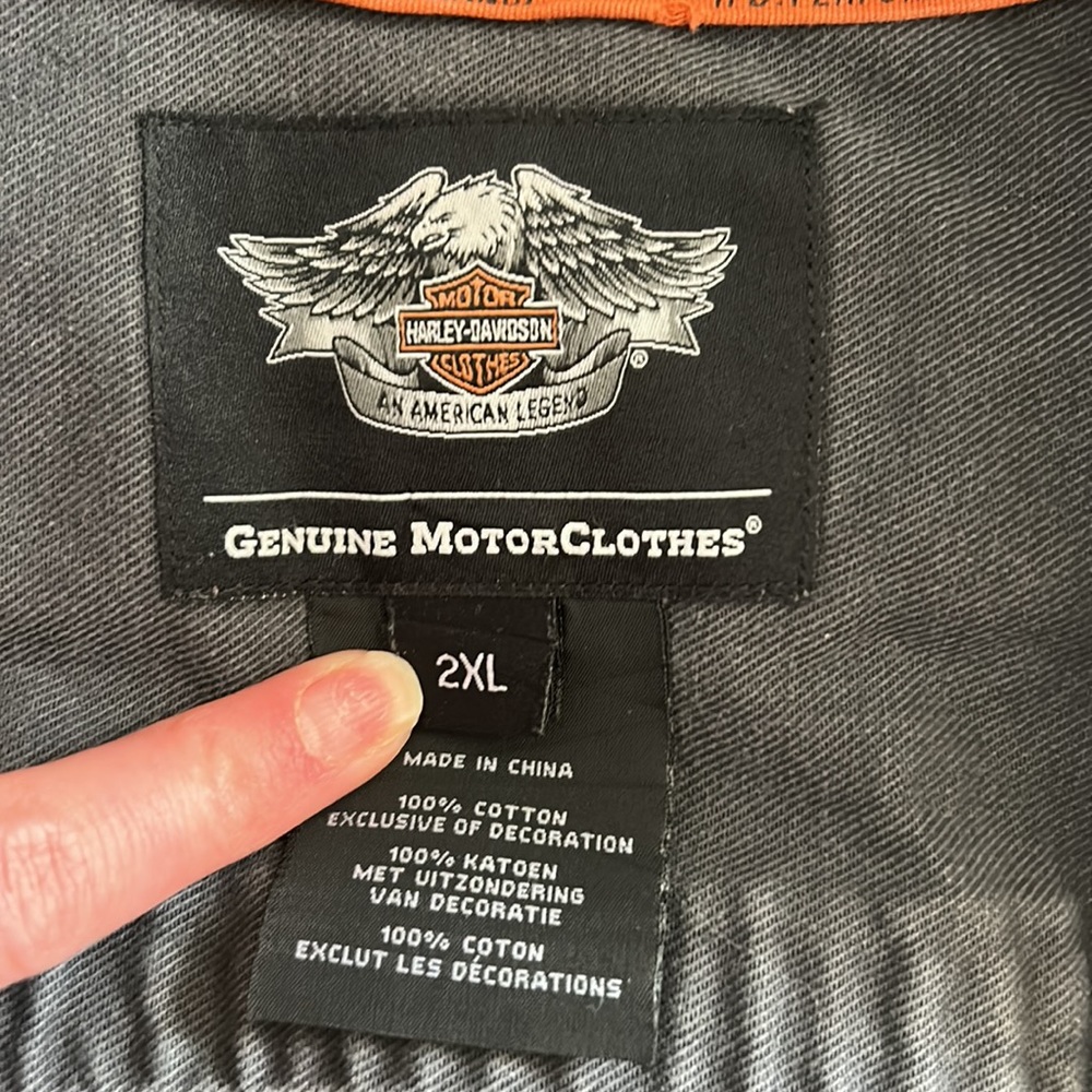 Harley Davidson Button Down - image 4